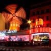 zdjcie nocne Moulin Rouge w Paryu - Moulin Rouge
