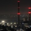 elektrociepownia, kominy, widok z gry, zdjcie z wysoka - Industrialne Bielsko