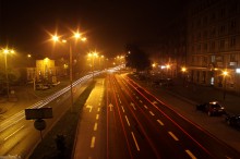 zdjcie nocne centrum bielska - 3 maja noc