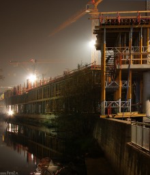 zdjcia sfery, zdjcia budynkw, architektura, bielsko noc, fotografia urbanistyczna, zdjcia budowy sfery, zdjcia architektury - Sfera 2 w budowie