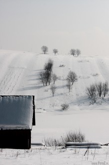 zdjcie chaty z czorsztyna, zimowy domek - Zimowa chatka