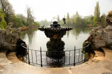 hyde park london, park w londynie, natura, ziele, kwiaty, przyroda, malowniczy - Bajkowa Fontanna