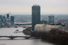 Tamiza, London, rzeka, architektura - Panorama Londynu