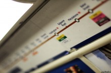 stacje, London tube, metro, underground - Linia metra