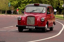 takswka, Londyn, czerwona taksowka - Red Taxi