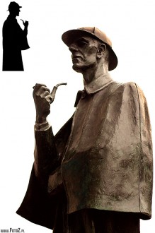 uczony, odkrywca, Szerlok Holmes, zabytki, popiersie - Sherlock Holmes - pomnik