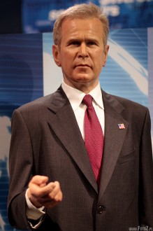 muzeum figur woskowych londyn, madame tussauds - london - George Walker Bush 