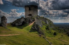 zamek Olsztyn, zamek na jurze, szlakiem orlich gniazd - Na zamku w Olsztynie