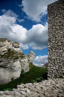 zamek Olsztyn, zamek na jurze - Ruiny zamku