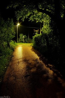 przejazd noc, dziwne przejcie - Tajemnicza droga
