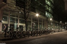 rowery noc, stacja rowerowa - Przysta rowerowa